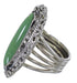 Turquoise And Sterling Silver Southwestern Ring Size 5-1/2 QX74987